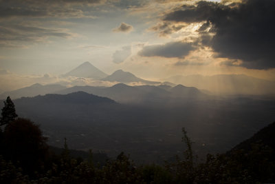 The volcanoes of Lake Atitlan