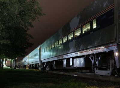 October 2012 - Trains - Disembarking the Northbound - Sharon Takade