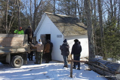Loading the Ice House