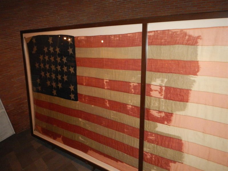 U.S. Flag over Sumter at 1st shot of Civil War