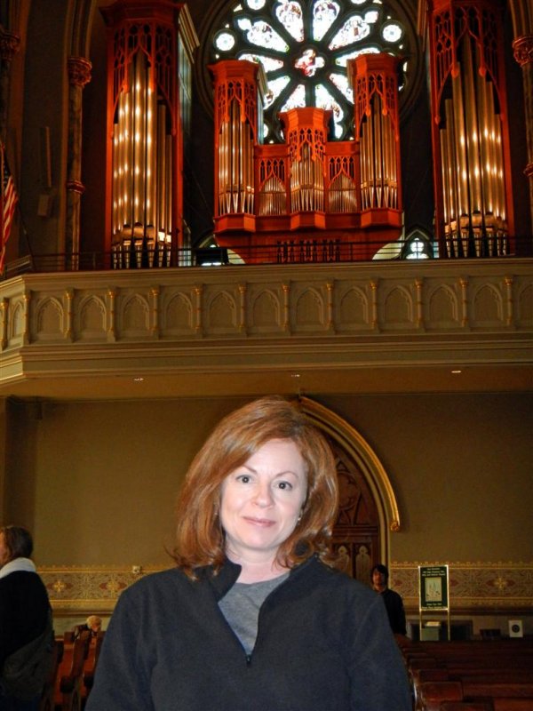 Michelle and Church Organ