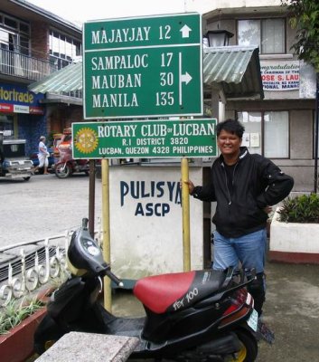 first time in lucban in a motorcycle