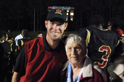 Jarrod and Nanny after Florida High defeats NFC