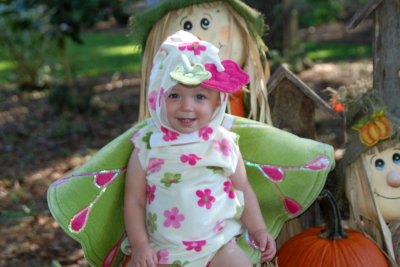 Bella in her butterfly costume