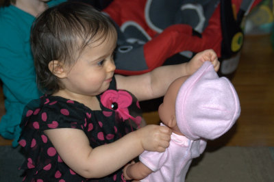 Deanna's first baby doll