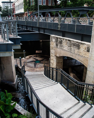 Step into the riverwalk