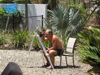 Sun Watching before Eclipse