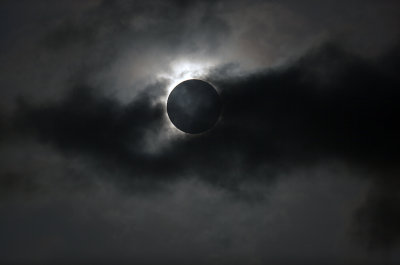 Clouds after eclipse