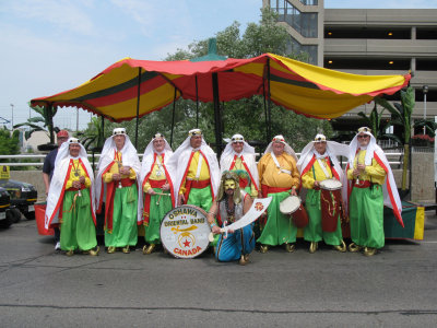 Fiesta Parade Oriental Band group