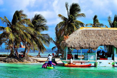 Tiny Island in Belize