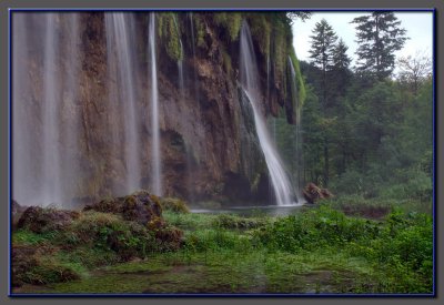 Waterfall in Plitvice