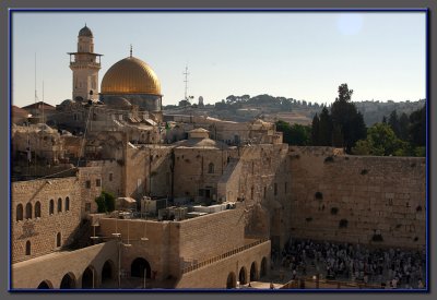 The Wailing Wall in the morning