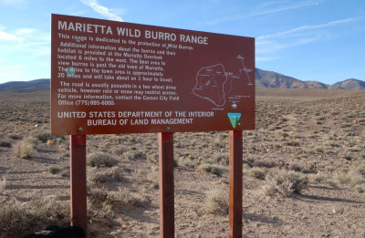 Marietta Burro Reserve Sign
