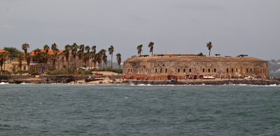 The old prison on Goree Island