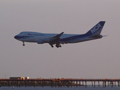 Early morning Nippon Cargo Airlines 747