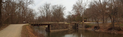 Panorama - Lock 5 and the inlet lock