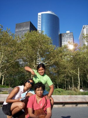 Photo-op in Battery Park