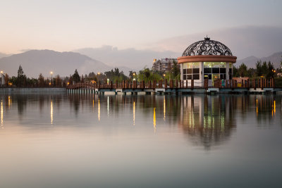 Dushanbe Flagpole Lake - Tajikistan