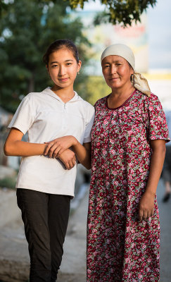 Mother and daughter - Kyrgyzstan
