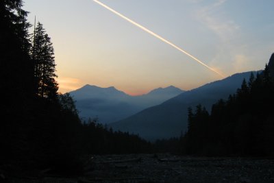 Carbon River Valley Sunset