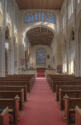 Parish church nave and chancel