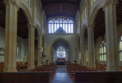 Northleach parish church - nave