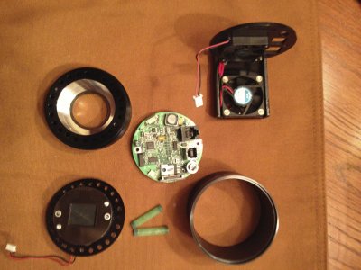 CCD Electronics Removed From Chamber