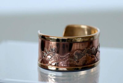 Copper and Brass Bracelet