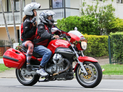 Motorcycling photographer