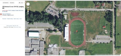 McLeod Athletic Park (Langley BC) / Home of the 2013 BC High School Track & Field Championships