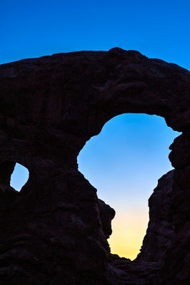 Turret Arch at Sunset