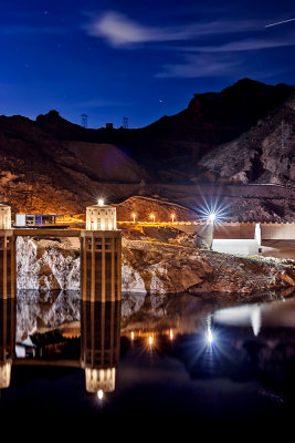 Hoover Dam at Night