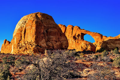 The Skyline Arch at Sunset