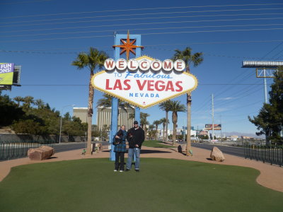 At the Las Vegas Sign