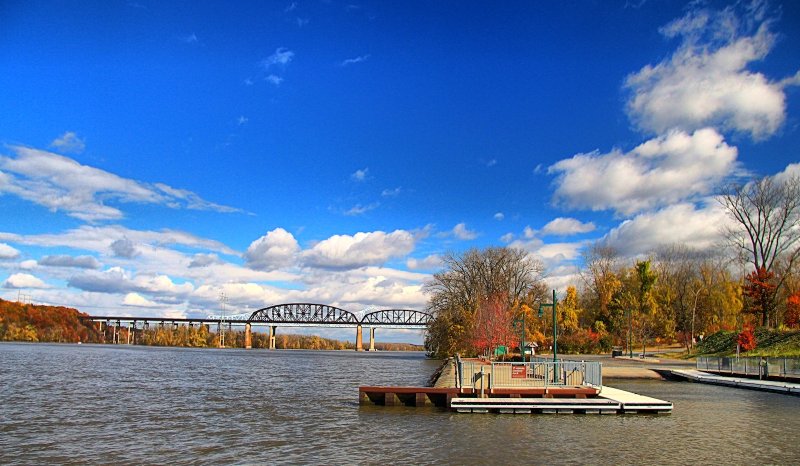 Hudson River Bridges in HDR<BR>October 21, 2012