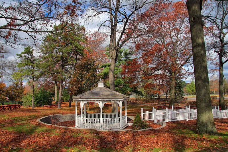 Gazebo in Park<BR>October 31, 2012
