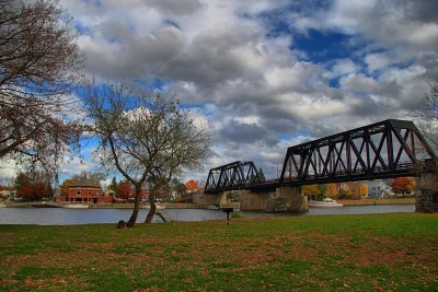 Mohawk River Bridge in HDROctober 30, 2012