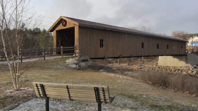 Jay Covered Bridge<BR>December 22, 2012