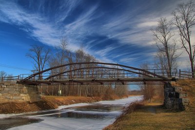 Whipple Truss in HDR<BR>February 5, 2013