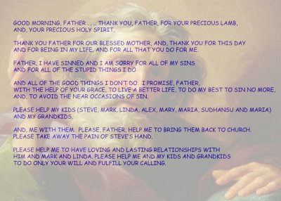 PRAYER TO GOD THE FATHER -  #1