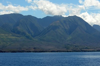 West Maui seen from offshore