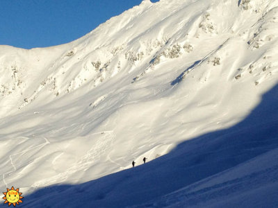 Those who climb a snow-covered mountain 