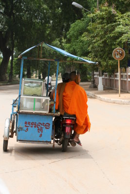 Monk on the move