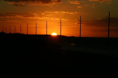 Sunset over Marathon