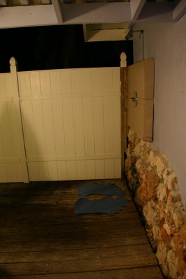 Open air shower