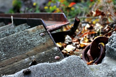 The old landing...