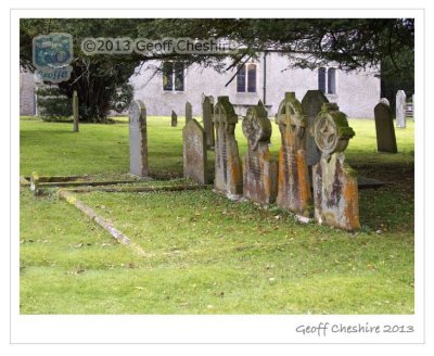 Cemetery sentinels, Grasmere, Cumbria