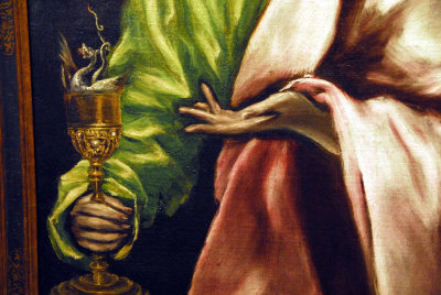 detail of a Greco's painting