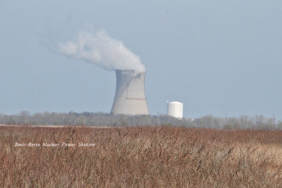 Davis-Besse Nuclear Power Station, looking from Magee Marsh