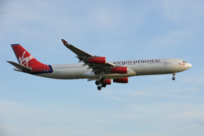 Virgin Airbus A340-300 G-VELD  Old colour scheme 